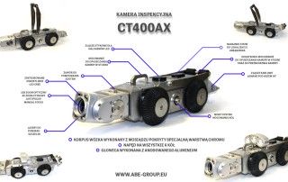 kamera inspekcyjna CT400 do inspekcji kanalizcji