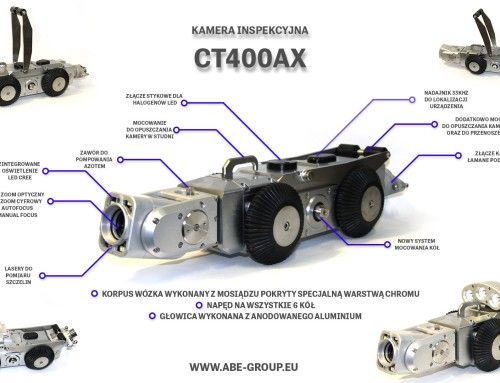 Nowy model kamery inspekcyjnej CT400, czyli CT400AX