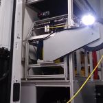 winda kablowa samochodu inspekcyjnego z wysięgnikiem i oświetleniem